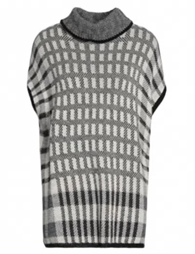 Biancoghiaccio Women's Knitted Top In Black In Multi