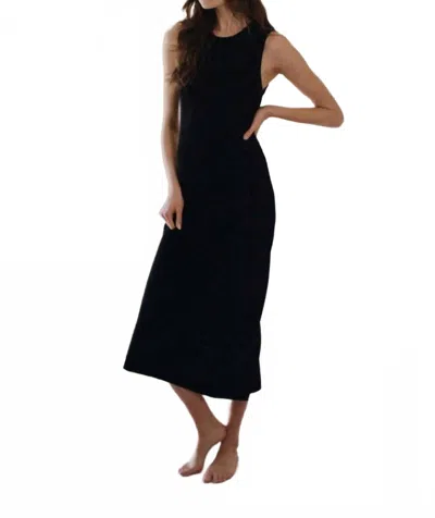 A.ren Eloise Maxi Dress In Black In Black