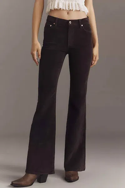 Pistola Kinsley Mid-rise Ultra-flare Jeans In Mocha In Brown