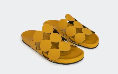 Pierre Hardy Women's Bulles Sandals In Calf Yellow In Yellow