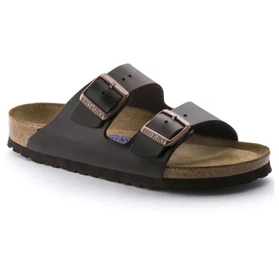 Birkenstock Unisex Arizona Soft Footbed Sandals In Amalfi Testa Di Moro In Brown