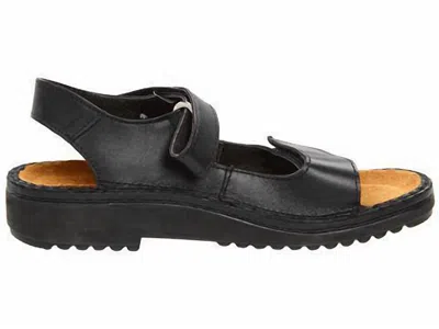 Naot Women's Karenna Leather Sandal In Black Matte In Black
