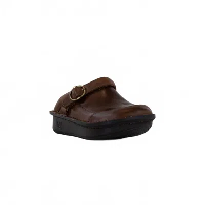 Alegria Women's Seville Shoe In Oiled Brown In Burgundy