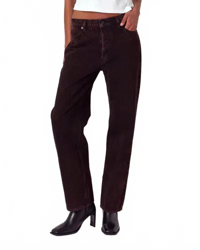 Rolla's 90's Boyfriend Jean In Chocolate In Multi