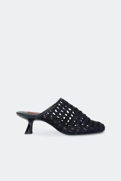 Simon Miller Women's Crochet Beep Mule In Black In Black