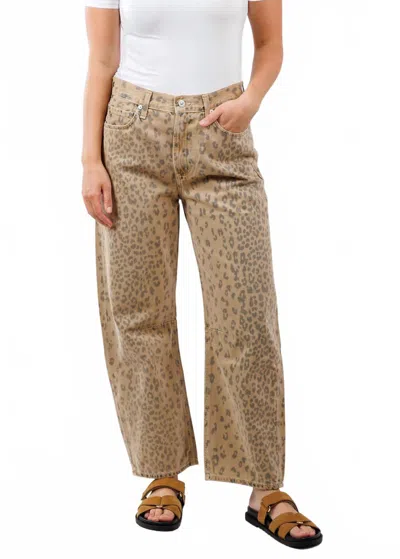 Citizen Of Humanity Women's Miro Relaxed Jeans In Natural Cheetah In Neutral