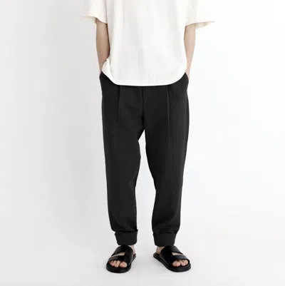 7115 By Szeki Signature Painter Trouser In Black In Black