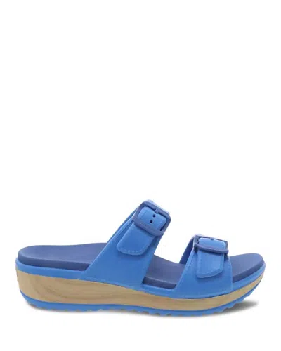 Dansko Women's Kandi Sandal In Molded Blue In Blue