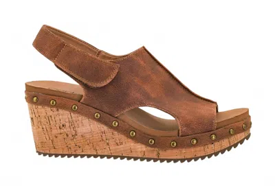 Corkys Footwear Women's For Keeps Wedge In Rust In Multi