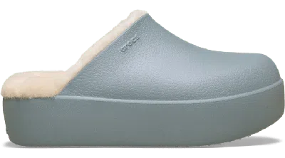 Crocs Dylan Platform Lined Clog In Blue