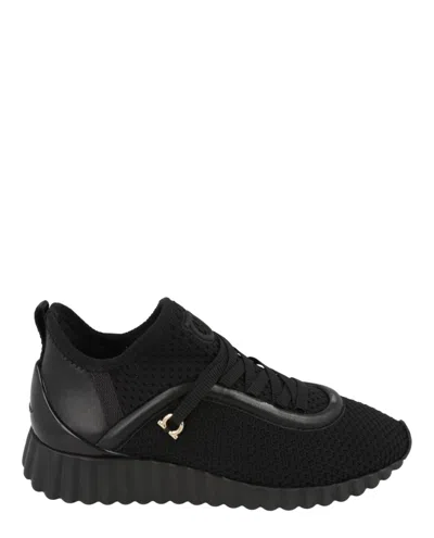 Ferragamo Gancini Low-top Sneakers In Black