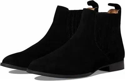 Jack Rogers Women's Pippa Suede Chelsea Boots In Black In Black