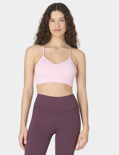 Sweaty Betty Women's Soft Ribbed Sports Bra In Pink