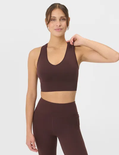 Sweaty Betty Women's Stamina Soft Touch Voop Sports Bra In Brown