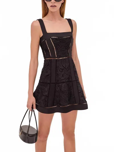 Alexis Mariyah Mini Dress In Black In Black
