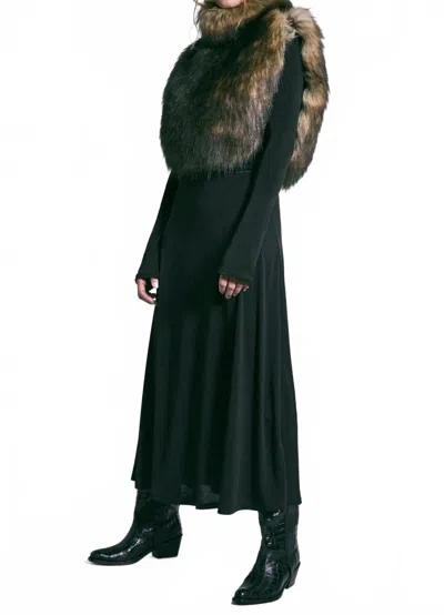 Johanna Ortiz Spiritual Pursuit Vest In Chocolat Noir In Black