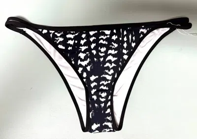 Radio Fiji Women's Diamond Head Mai Swim Pant In Black & White In Black
