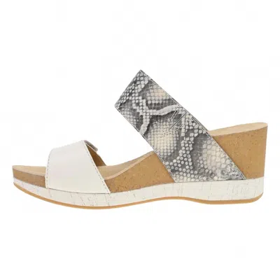 Dansko Shannon Platform Wedge Slide Sandal In Multi