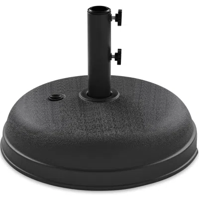 Best Choice Products Fillable Plastic Patio Umbrella Base Stand, Pole Holder W/ Adjustment Knob, Round Dome