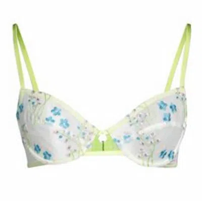 Ow Collection Women's Balconette Bra In Light Green In Green