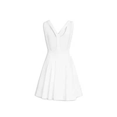 Alaïa White Cotton Casual Women's Dress In White