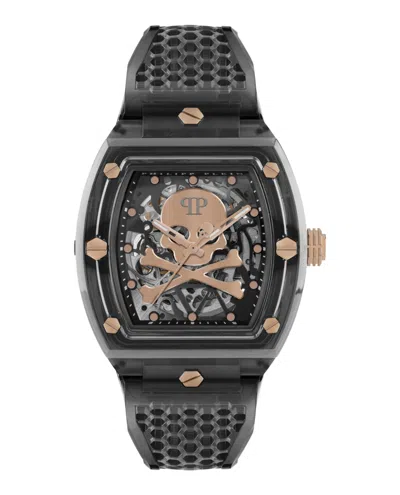 Philipp Plein The $keleton Crystal Automatic Watch In Black