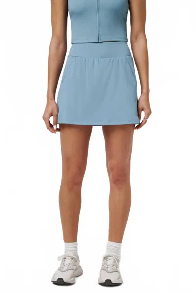 Travismathew Game Set Match Golf Skort In Smoke Blue In Blue