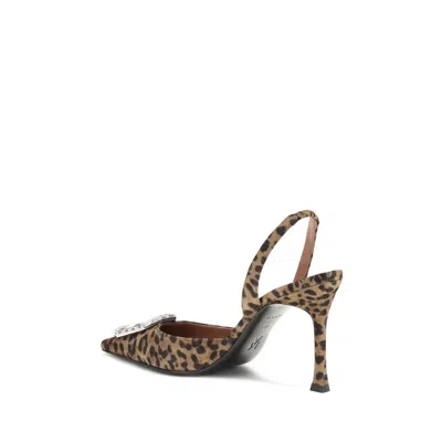 Amina Muaddi Camelia Pumps In Animal Print