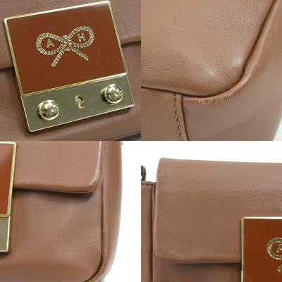 Pre-owned Anya Hindmarch Brown Leather Shoulder Bag ()