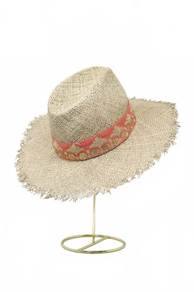 Maradji Women's Victorio Straw Hat In Beige In Neutral