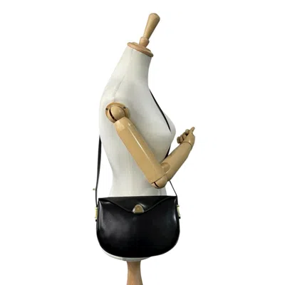 Pre-owned Bally Black Leather Handbag Shoulder Bag ()