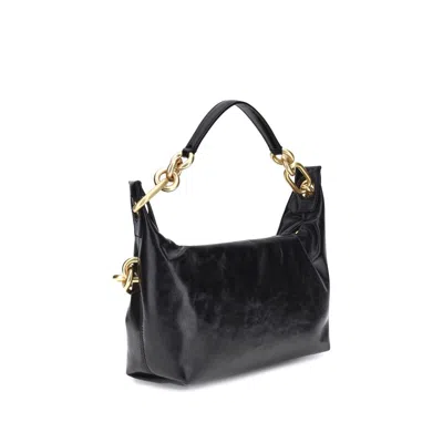 Balmain Sync Shoulder Bag In Black