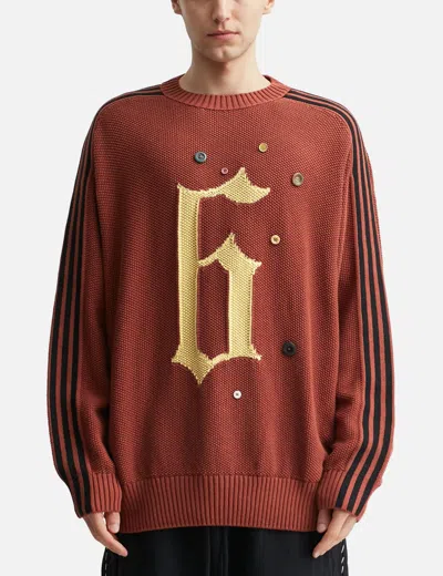 Adidas Originals Suéter Cuello Redondo - Rojo In Brown