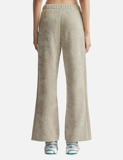 Adidas Originals Chenille Pants In Gray