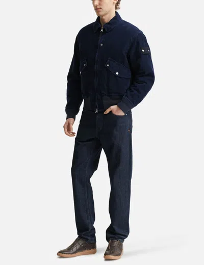 Stone Island Regular-straight-fit Five-pocket Jeans With Rinsed Finish In Blue