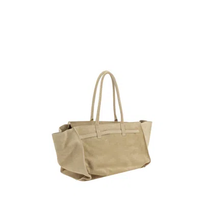 Benedetta Bruzziches Beige Calf Leather Bos Taurus Shoulder Women's Bag In Neutral