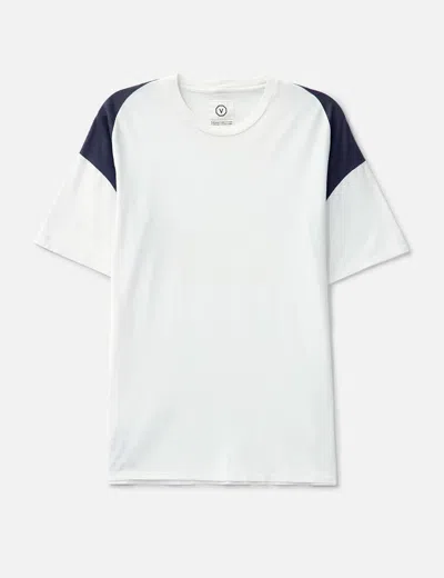 Visvim Leather Tab T-shirt In White
