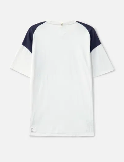 Visvim Leather Tab T-shirt In White