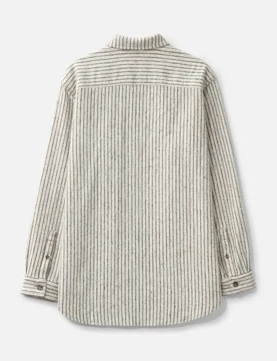 Isabel Marant Striped Shirt In Brown