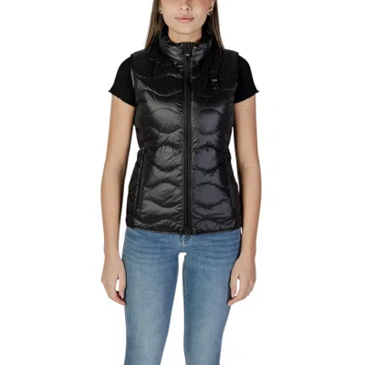 Blauer Black Polyamide Sleveless Women's Jacket In Black