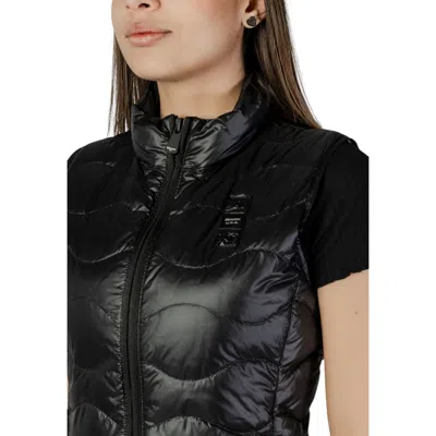 Blauer Black Polyamide Sleveless Women's Jacket In Black