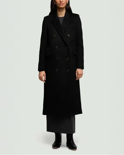 Argent Peak Lapel Coat In Multi