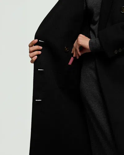 Argent Peak Lapel Coat In Multi