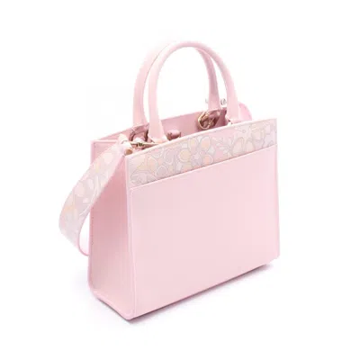 Pre-owned Bvlgari Multi-color Pink Leather Tote Bag ()