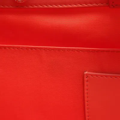 Pre-owned Bvlgari Multi-color Red Color White Canvas Leather Tote Bag ()