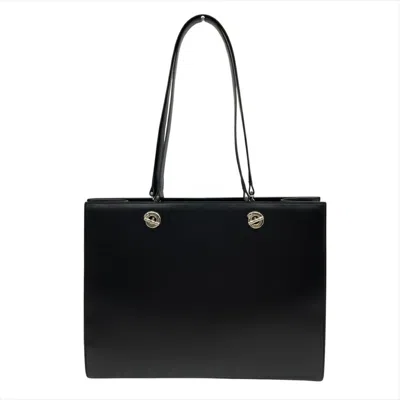 Pre-owned Cartier Black Leather Tote Bag ()
