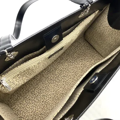 Pre-owned Cartier Black Leather Tote Bag ()