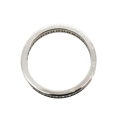 Pre-owned Cartier Clear Platinum 950 Band Ring () In Transparent