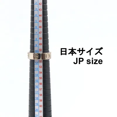 Pre-owned Cartier Love Silver White Gold (18k) Band Ring ()