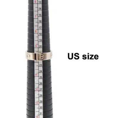Pre-owned Cartier Love White Gold White Gold (18k) Band Ring ()